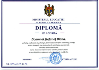 Diploma Stefanet Diana